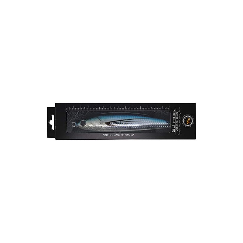 Zeak SJP006 Silver Powder Holo Biuo SJ Pencil 5.7 inches