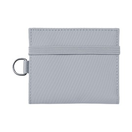 MUJI OHG83A3S Polyester Travel Wallet Gray Approx. 4.3 x 3.7 inches (11 x 9.5 cm)