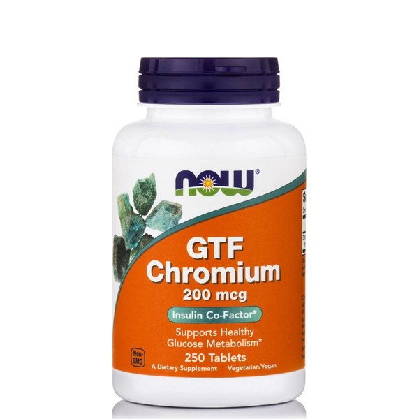 Now Foods GTF Chromium 200mcg 250tabs