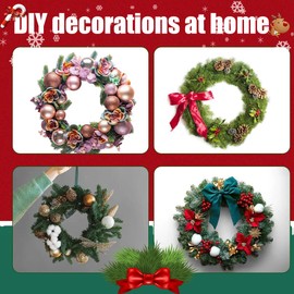 Wire Wreath Frame 14 Inch Round Metal Wreath Form Floral Decorations On Weddings Christmas Thanksgiving DIY Party Celebrations 4 Pieces