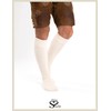 HerzSticht Men's Long Costume Socks Pack of 1 (Model: Silberdistel),