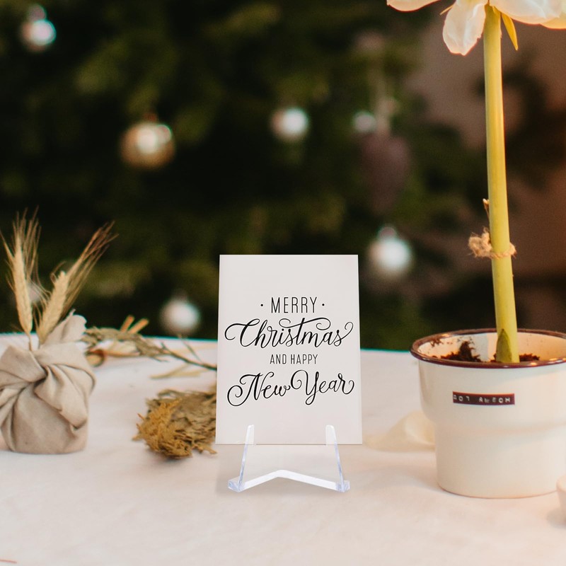 INNAL Pack of 40 Coin Stands, Acrylic Card Stand, Coin