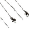 LaTisoro 925 Solid Sterling Silver Drop Dangling Threader Earrings with