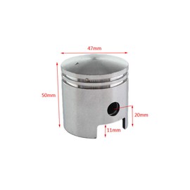 USPEEDA Piston Kit for 66cc 80cc Motorized Bicycle 2 Stroke Engine GT5 Skyhawk Motor Bike Cylinder Gasket