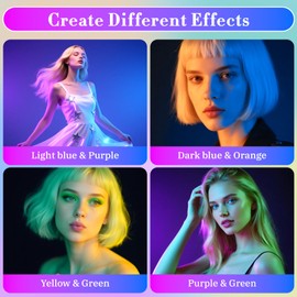 20 Pack Gel Light Filter Sheets, A4 Size Transparency Colored Plastic Sheets,Light Gel Filters for Photography Studio Lighting, Stage LED Lights,Headlight Film,DIY Tinted Window Film & Light Diffuser