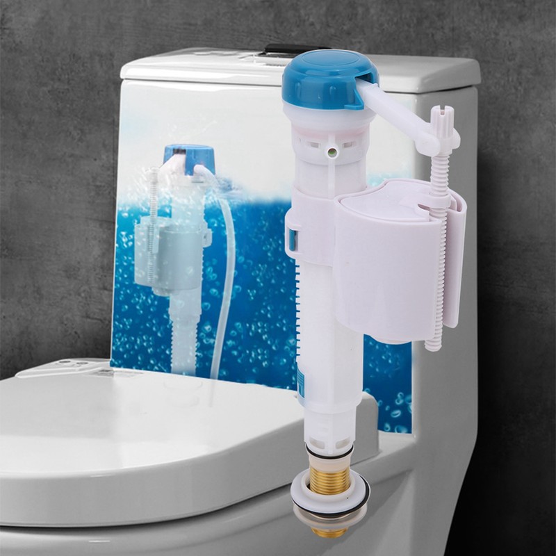 Toilet Push Button Fill Valve Dual Flush Cistern Syphon Bathroom