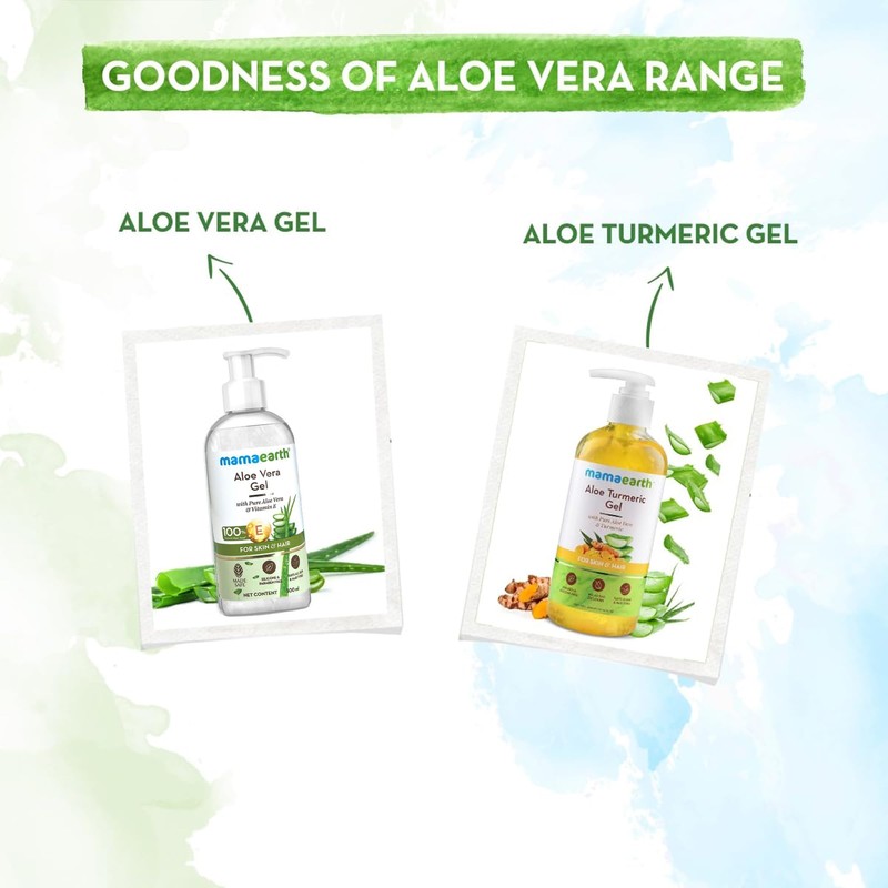 Mamaearth Aloe Vera Gel with Pure Aloe Vera & Vitamin
