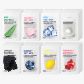 Eunyul Mask Pack, 1 pack per day, Daily Purity 8 types x 5, total 40 sheets BNS / 은율 마스크팩 1일1팩 데일리 퓨리티 8종 x 5 총 40매 BNS