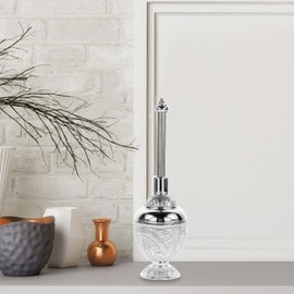 Housoutil Holy Water Bottle Home Accents Decor Home Decor Glass Material Holy Oil Container Wedding Decor Blessing Water Bottle Decorative Vials Decorative Empty Holy Water Container Filling