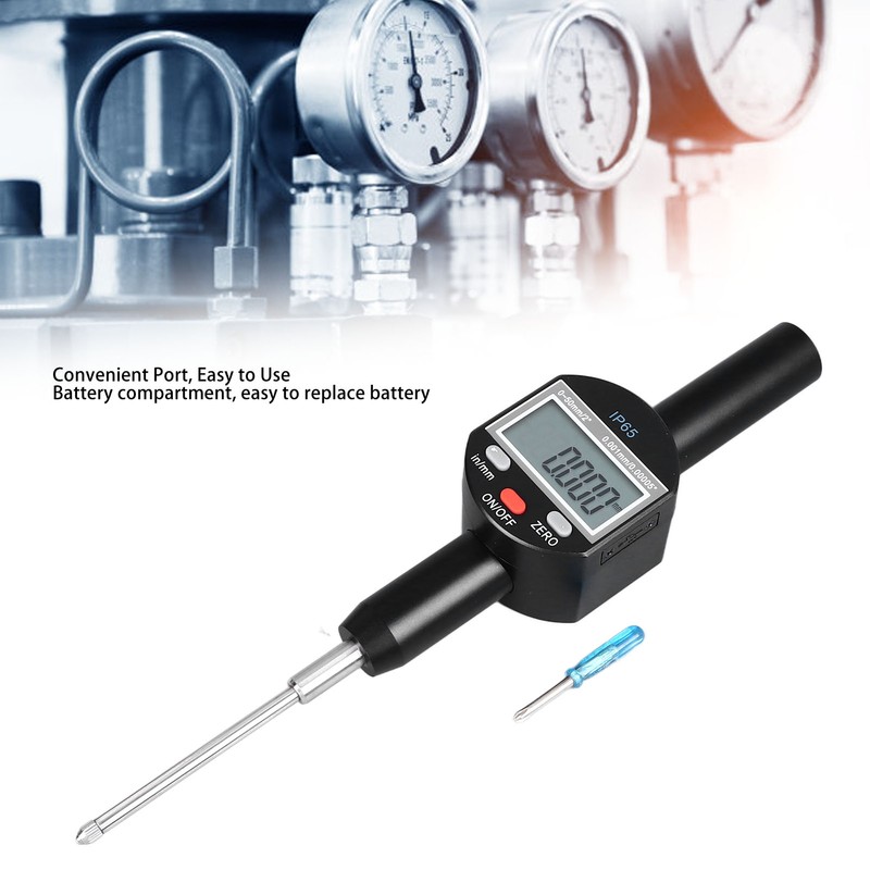 Digital Dial Indicator 0.001mm 0.00005in Resolution 0 To 50mm Range