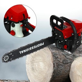 62CC Gas Power Chainsaw 2 Stroke 20 Inch Gas Powered Chain Saw Hand Held Gasoline Chain Saw Cutter Machine for Sawing, Cutting, Trimming Wood Gardening Tool