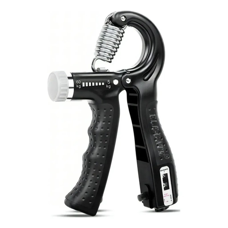 Pinza De Mano Para Ejercicio Muscular Entrenador Fitness Color Negro