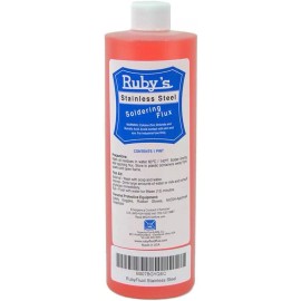 Ruby's Stainless Steel Solder Kit, Lead Free, 1/2 oz Solder/Flux  .032  - 120"