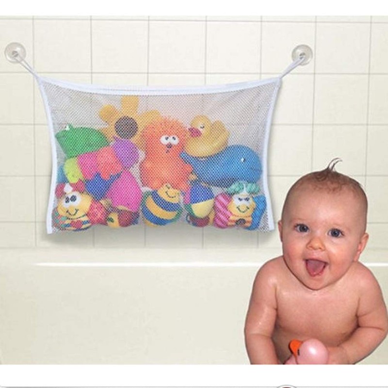 Kids Tub Cubby Bath Toy Storage, Rugged Easy Drying Children