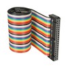 DMiotech 1 Pack 40 Pins IDC Wire Flat Rainbow Ribbon