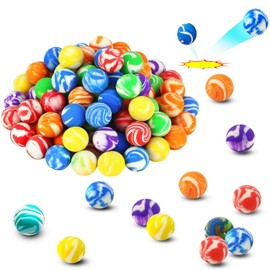Steemjoey Pack of 30 Bouncy Balls, 20 mm Bouncy Balls, Springball Rubber Ball, Mixed Colours, Bouncy Balls and Children's Birthday Rubber Balls, Party Favours