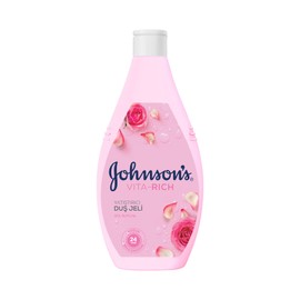 Johnson & Johnson, Johnson'S Vita-Rich Gül Suyu Yatıştırıcı Duş Jeli 400 ml, Pembe
