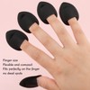 Maquillaje Puff, 5Pcs Finger Puff Soft Skin Friendly Mini Makeup