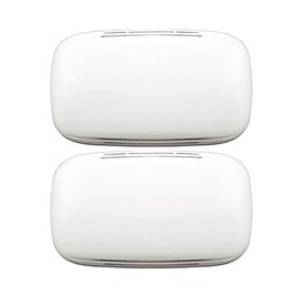 Heath Zenith 35/M Wired Door Chime with Sleek Modern Design Cover Bundle (White / 2 Pack)