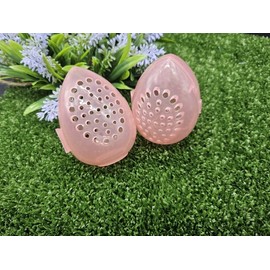 Garden of Joy Portable Travel Puff Sponge Storage Egg Case Cosmetic Storage Pink 20ea