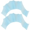 XFox Increased Propulsion! Finger Paddle Watering Gloves for Swimming Surfing Bodyboard Paddling (Blue, L)