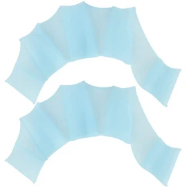 XFox Increased Propulsion! Finger Paddle Watering Gloves for Swimming Surfing Bodyboard Paddling (Blue, L)