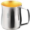 Tamahashi MY-02 Tumbler Silver (24K Gold Plated Inside), 13.8 fl