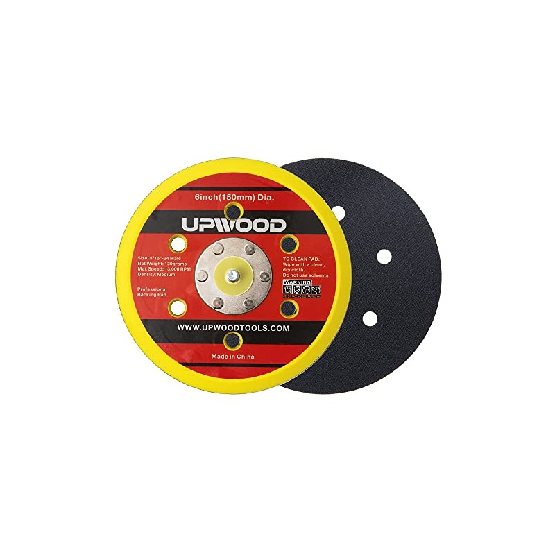 UPWOOD 2 pcs 6 in 6 Holes Hook and Loop