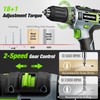 WORKPRO Home Tool Set with 20V Cordless Lithium-Ion Drill Driver,