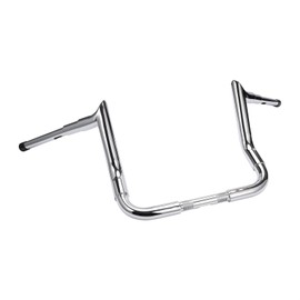 Aferrizu 12" Ape Hangers 1 ½ Rise Motorcycles Handlebars for Harley Davidson Touring Street Glide Electra Glide with Bating Fairing Meathook Bagger Bar 1986-2023, Chrome