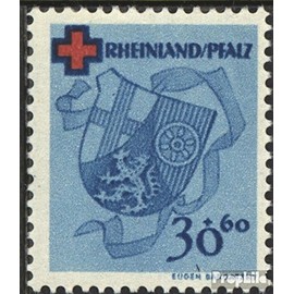 Franz. Zone-Rheinland Palatine 44A unmounted mint/never hinged ** MNH 1949 Red Cross (Stamps for collectors) Red Cross