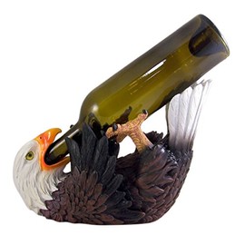 Eagle Wine Bottle Holder Bald 8 Inch