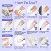 Supwee Solid Builder Gel for Nails Clear Non-Stick Hand Nail