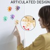5 Pieces Octopus Decorative Fridge Magnets - Movable Joints, 3D