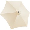 CHRISTOW Replacement Parasol Canopy 2.4m Hexagonal 6 Arms UV 30+