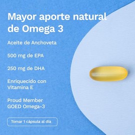 Nutravia Ultra Omega 3 1000 mg Vitaminas para Mujeres y Hombres - Aceite de Pescado de Anchoveta cidos Grasos Omega-3 EPA y DHA Suplementos...        