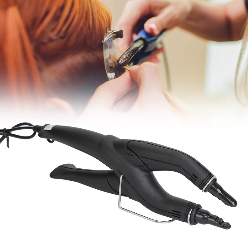 Extension Hair Iron Adjustable Temperature Rotatable Power Cord Ergonomic Safety