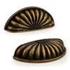 Probrico 10 Pack Antique Brass Cabinet Cup Pulls 3 Inch(76mm)