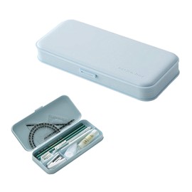 YanHLQJY Pencil Case Plastic Pencil Box Concise Stationery Storage Box for Students of All Ages