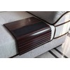 GEHE Bamboo Sofa Arm Tray Table for Couch Flexible/Foldable Sofa