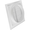 Vent Systems Ø6" Duct - 8" x 8" Inch White