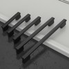 Amerdeco 10 Pack Matte Black Cabinet Pulls 9 Inch(228MM) Hole