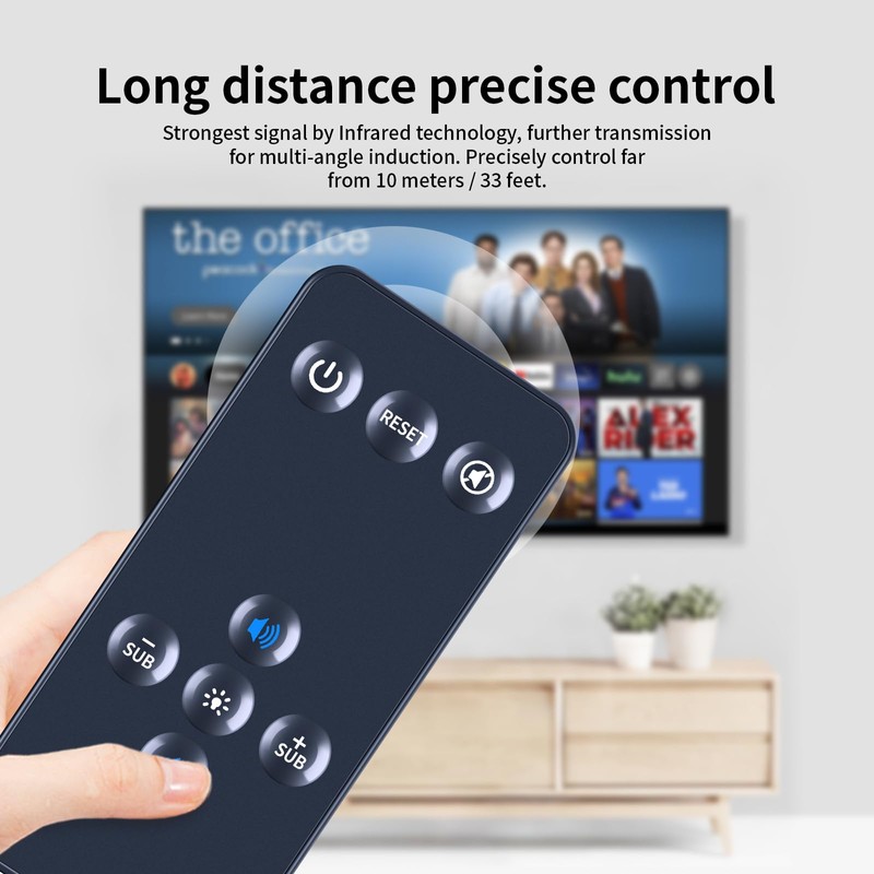 GOUYESHO Replacement Remote Control Compatible with Trust Gaming GXT 629
