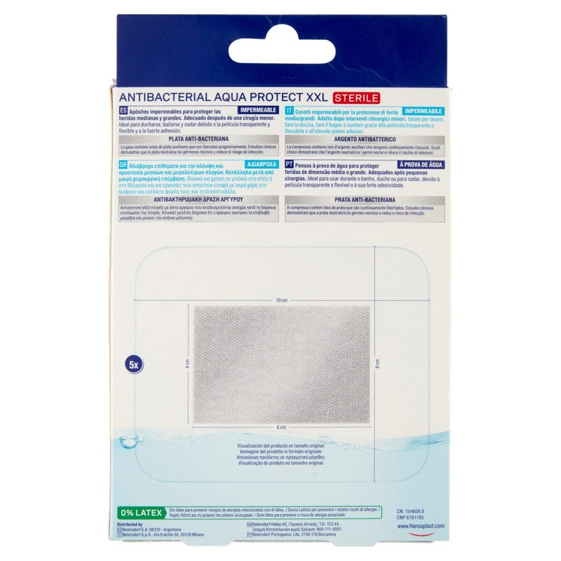 Aposito Hansaplast Aqua Protect Xxl 5U