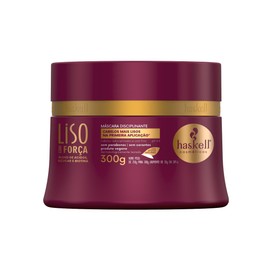 Haskell - Linha Liso com Forca - Mascara Disciplinante Cabelos Mais Lisos na Primeira Aplicacao 300 Gr - (Straight with Force Collection - First Use Disciplinary Mask Straightener Net 10.58 Oz)