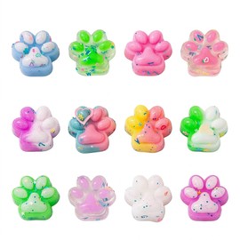 12 PCS Random Style Cat Paw Set, Taba Paw Collection for Relaxation, Mini Taba for Desk Decoration and Gift Giving, Colorful Cat