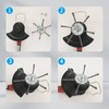 fKiZanthene 1 Pcs Steel Wire Strimmer Head, Durable Strimmer Head,
