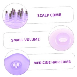 FOMIYES 1pc Scalp Massage Applicator Comb Essential Oil Hair Care Tool for Gentle Scalp Massage Even Oil Application Portable Lightweight Design