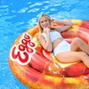 Giant Eggo Waffle 5 Feet Large Round Inflatable Pool Float,