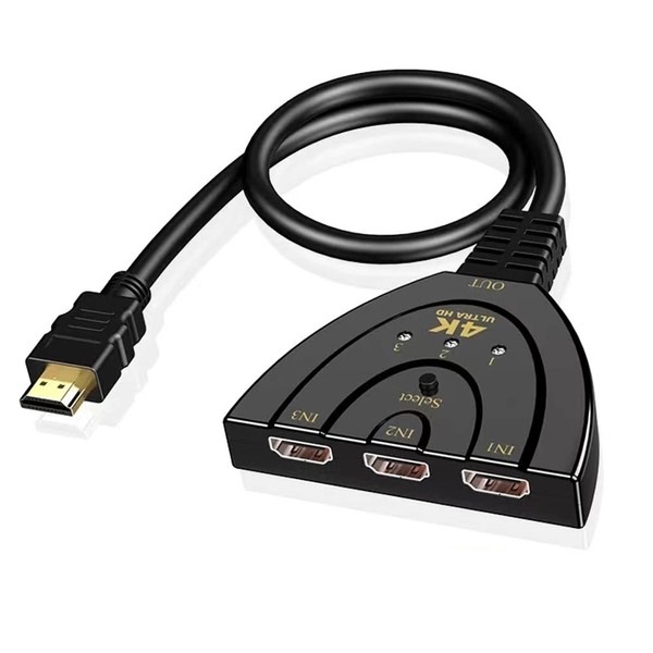 HDMI Splitter 4K HDMI Switch 3 in 1 Out HDMI